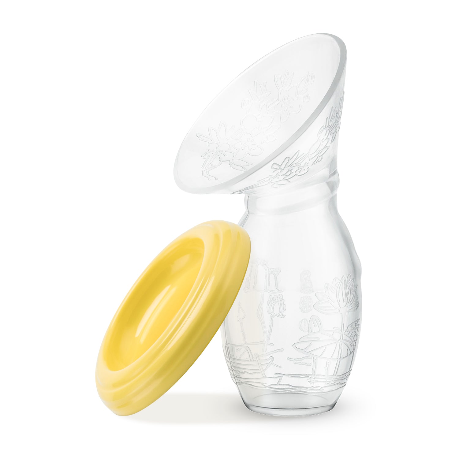 Babebay Manual Breast Pump for Breastfeeding, Baby Must Haves, Yellow